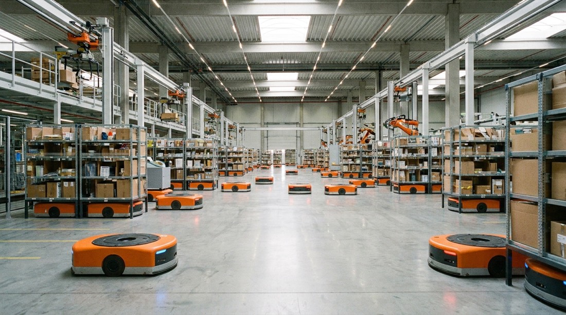 Automatización del depósito con robots móviles