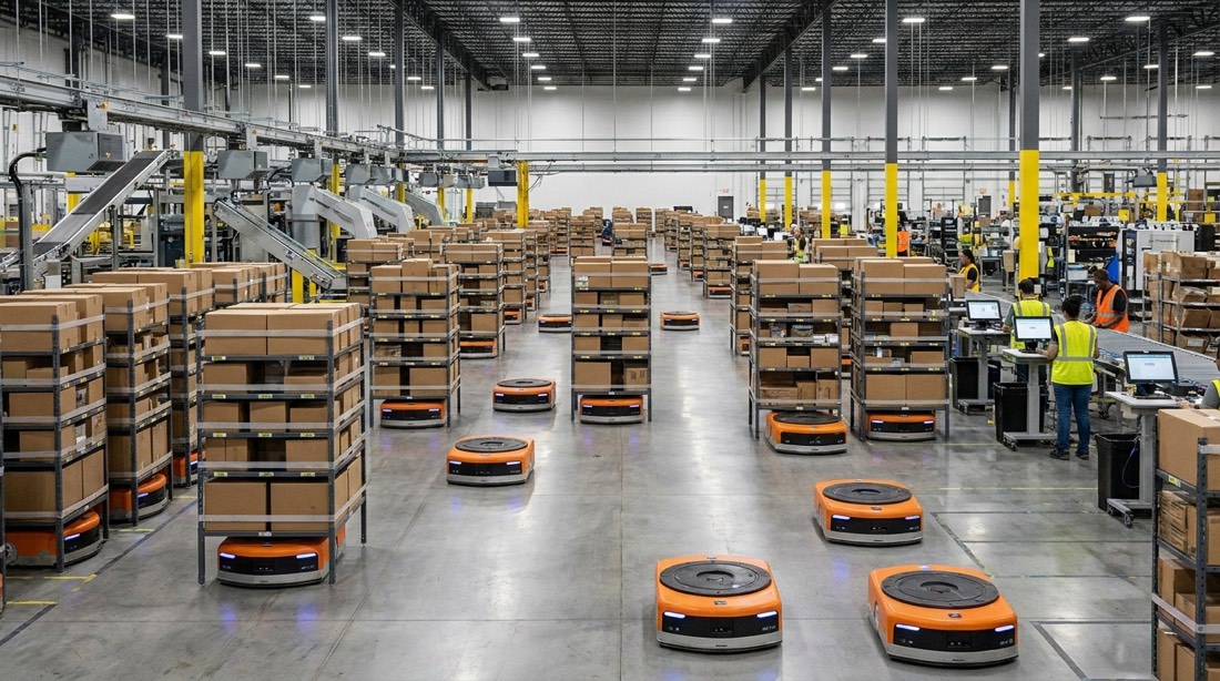 Automatización del depósito con robots móviles