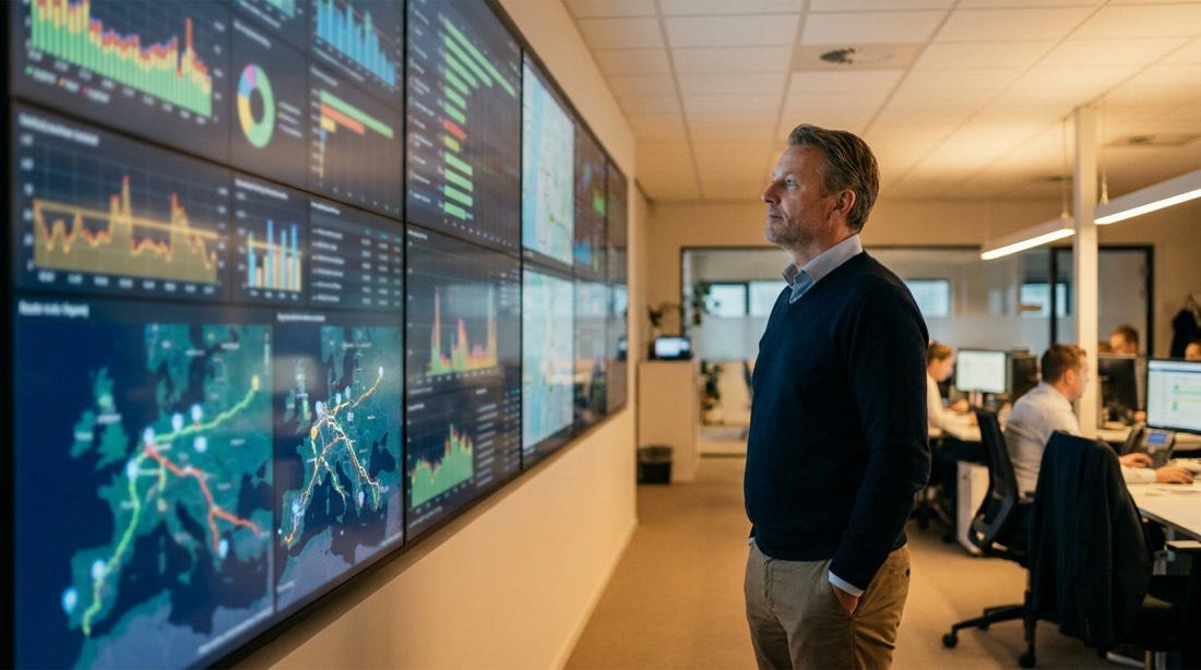 Monitoreo de la operación logística en tableros