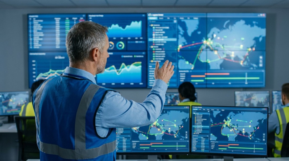 Monitoreo de la operación logística en tableros
