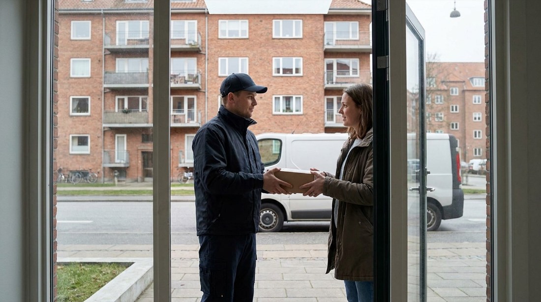 Entrega a domicilio en zona urbana