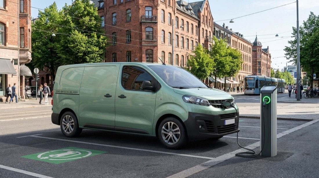 Camioneta eléctrica de reparto: logística sustentable