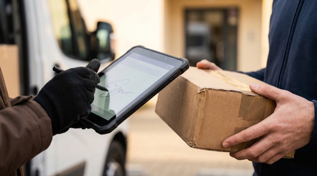 Confirmación de entrega con firma digital