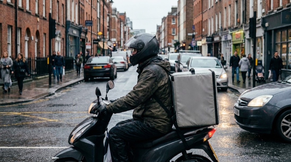 Mensajería urbana en moto para la última milla