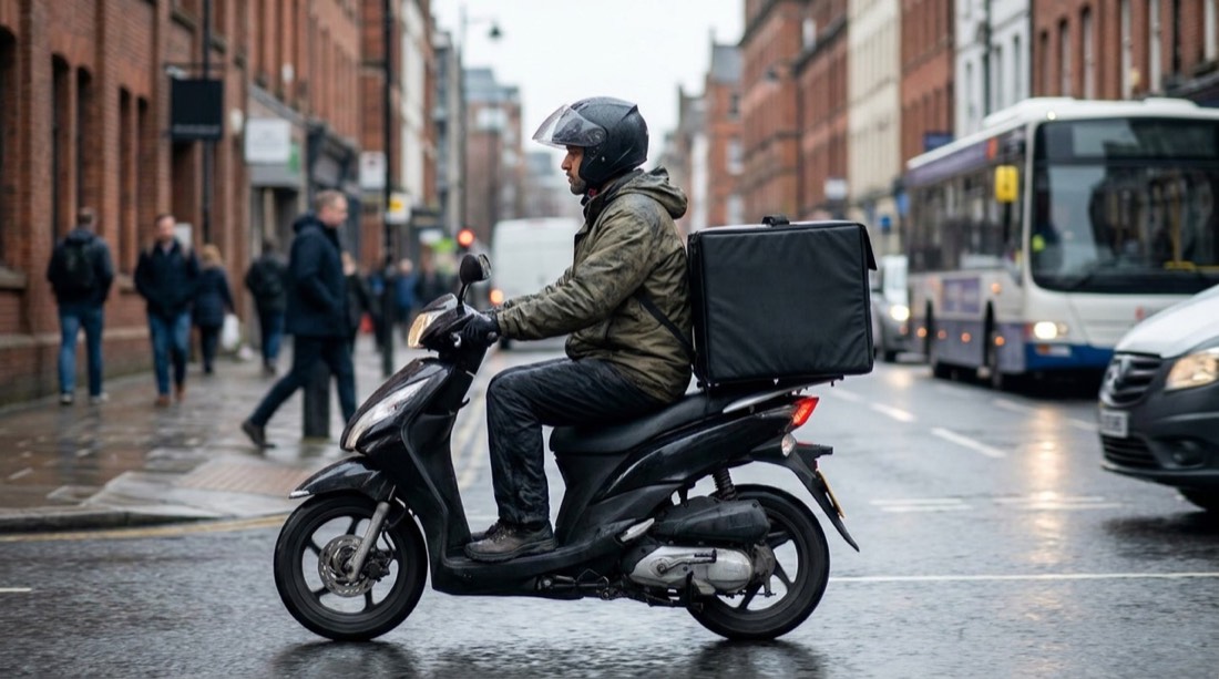 Mensajería urbana en moto para la última milla