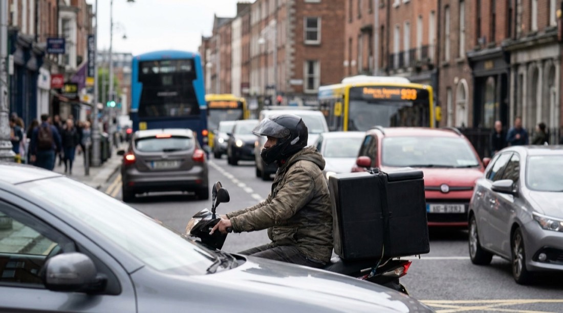 Mensajería urbana en moto para la última milla