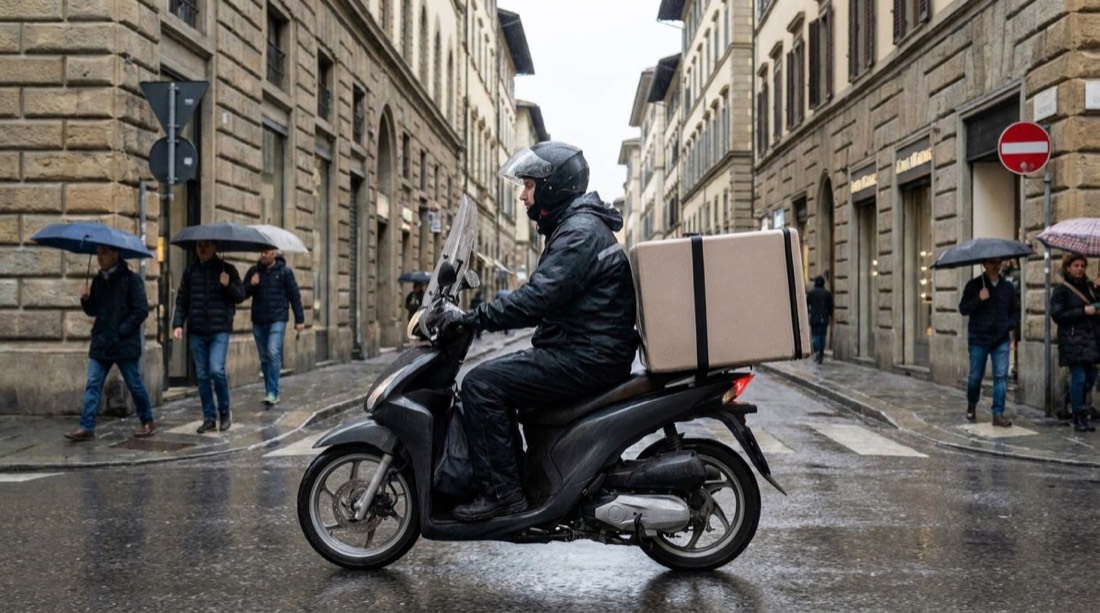 Mensajería urbana en moto para la última milla